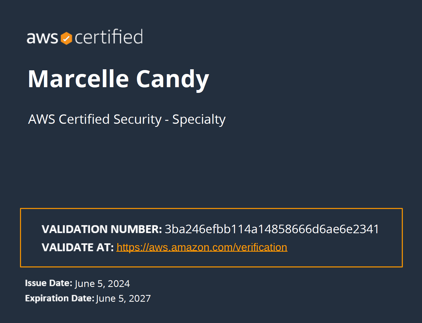 AWS Certified Security – Specialty